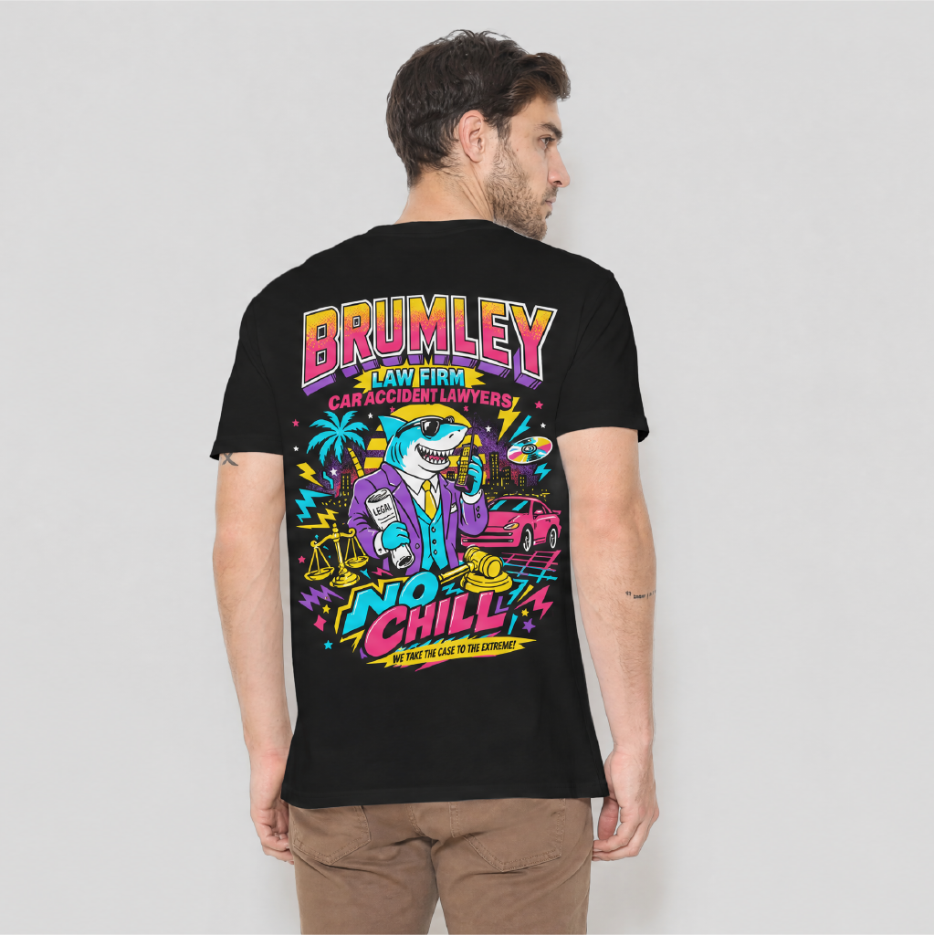 Law Shark Tee (Black)