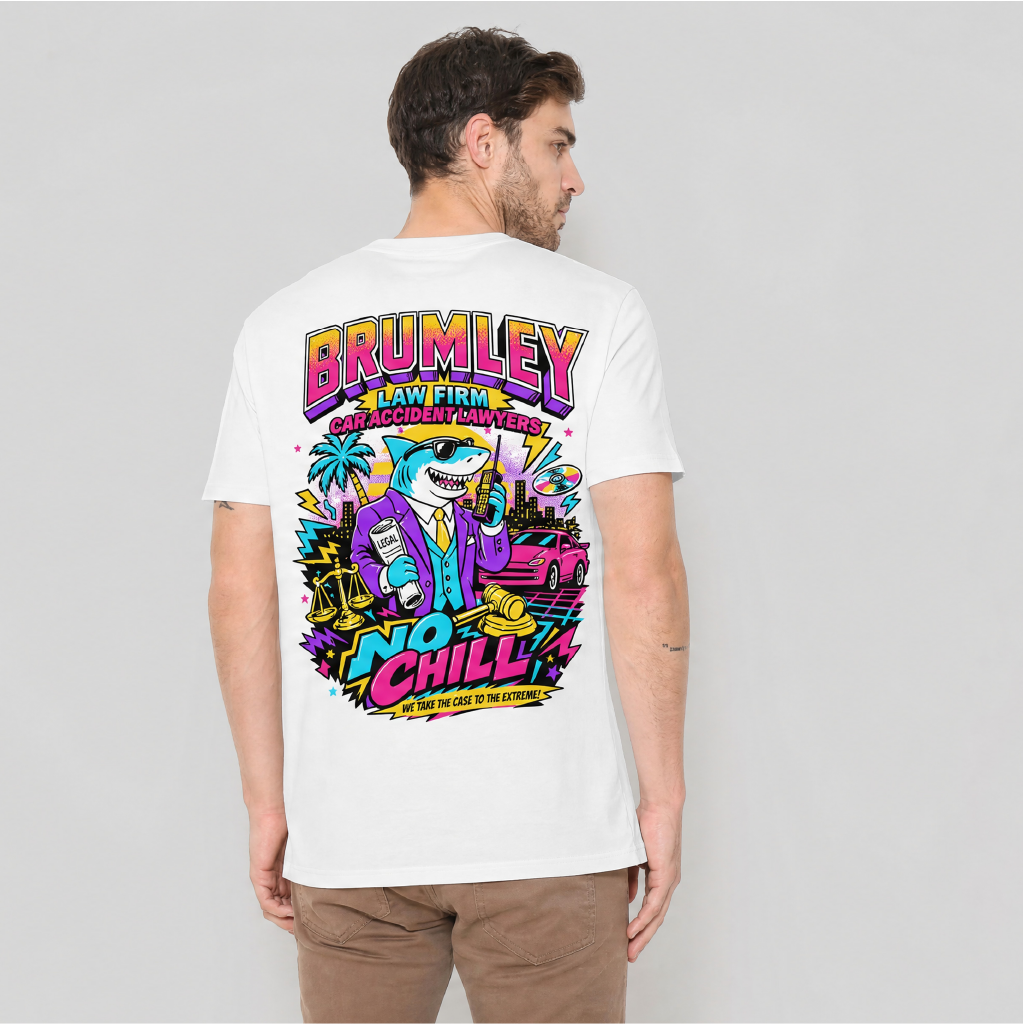 Law Shark Tee (White)