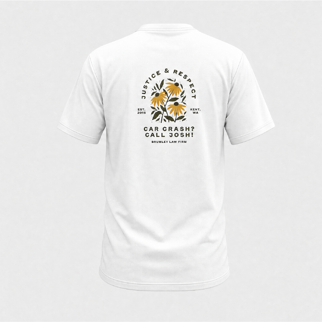 Justice and Respect Tee (White)