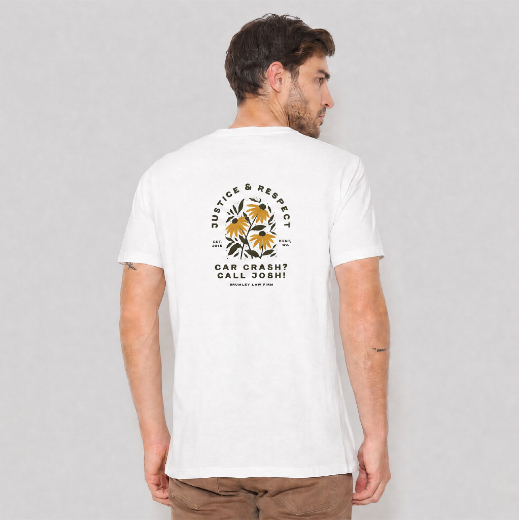 Justice and Respect Tee (White)