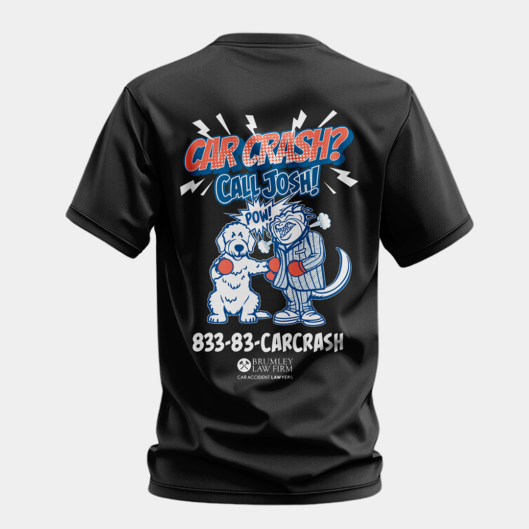 Car Crash? Call Josh! (Black)